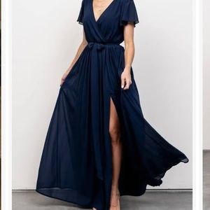 Baltic Born ‘Kristina’ Maxi Dress Medium Navy